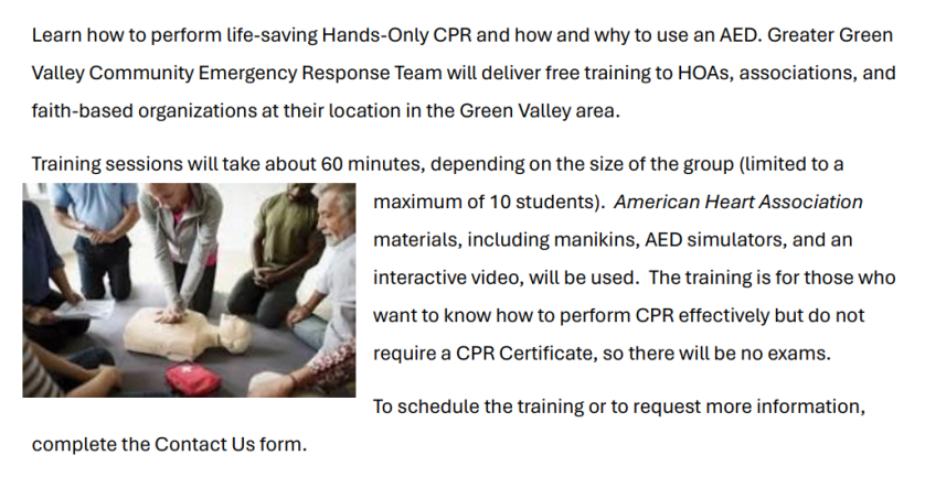 Hands Only CPR training with an AED _ ggvcert